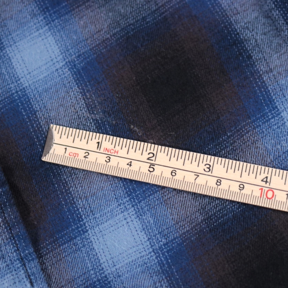 Cody James Men Button Up Shirt XLarge Blue Plaid Flannel Western Pearl Snap - Picture 14 of 14